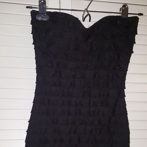 Sexy eyelash style sleeveless top